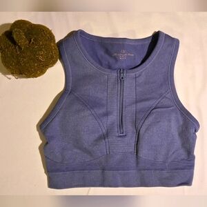 Aerie OFFLINE Light Support Zipper Sports Bra - Size M